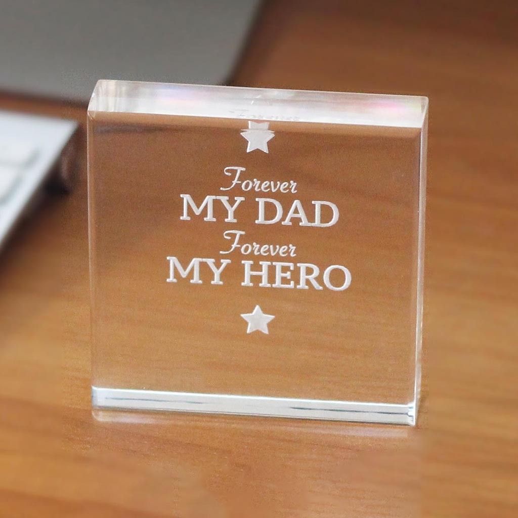 Anim8.lk | Father's Day Engraved Crystal Gift | Father's Day Gifts