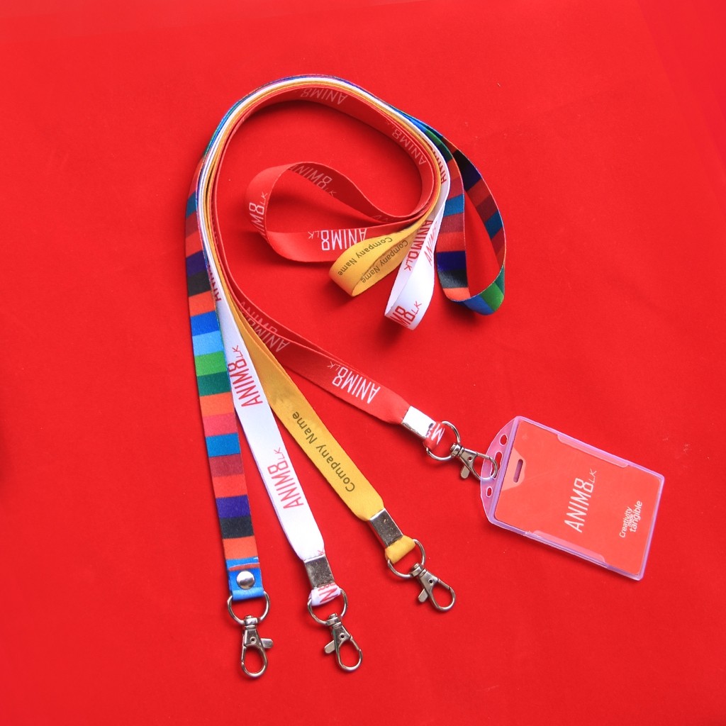 Anim8.lk | Double Sided Lanyard | Customisable Fabric Printing