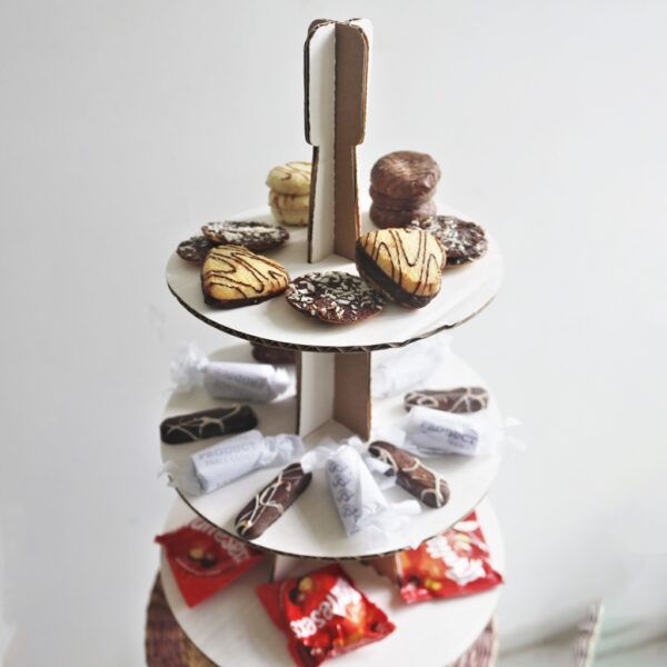 Three Tier Cardboard Cake Stand