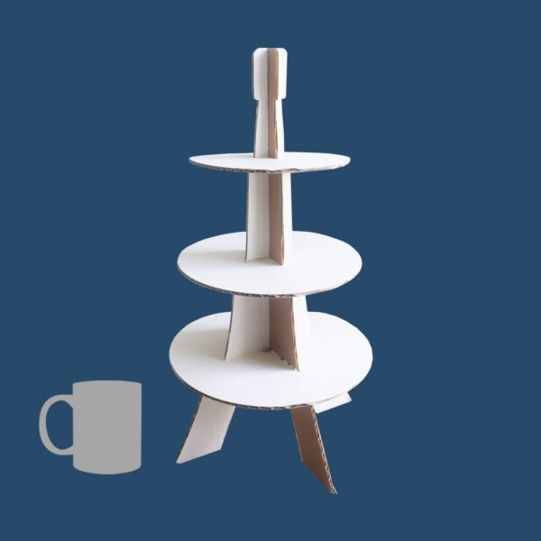 Three Tier Cardboard Cake Stand - Image 2